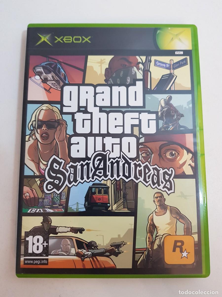 Videojuegos y consolas: Grand Theft Auto San Andreas Microsoft Xbox Pal Esp Completo Original Rockstar