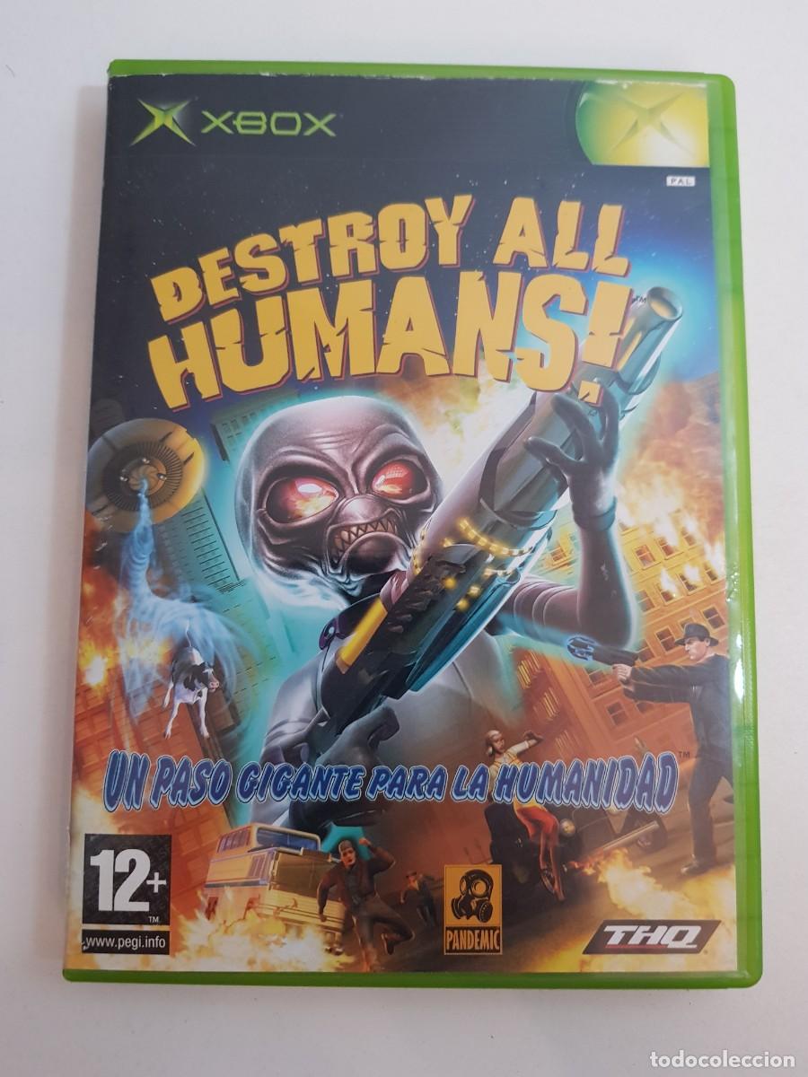 Videojuegos y consolas: Destroy All Humans Microsoft Xbox Pal Espa&ntilde;a Completo Original THQ