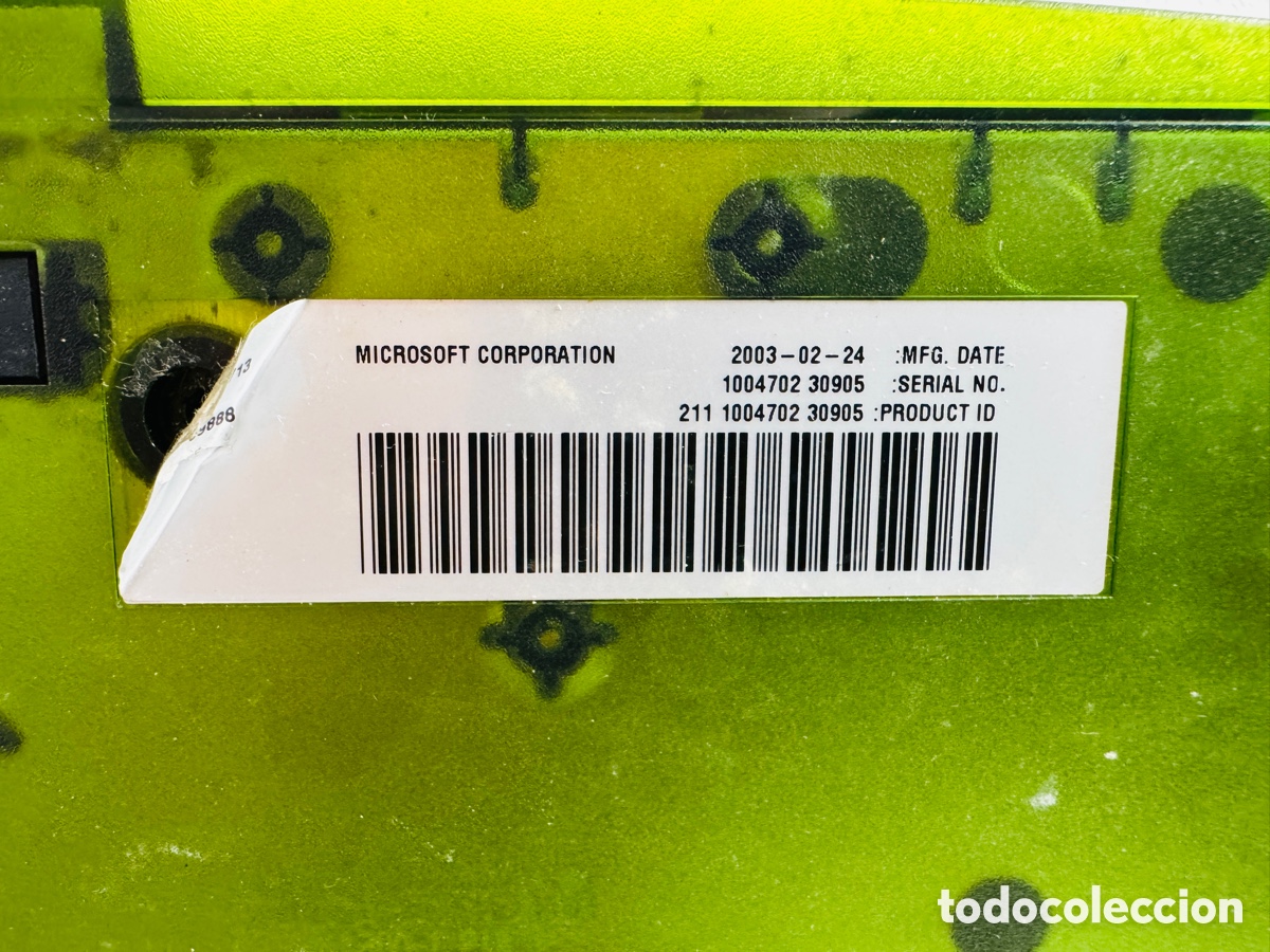 Videojuegos y consolas: Xbox Classic Limited Green Crystal Edition + 2x Controller - Foto 17