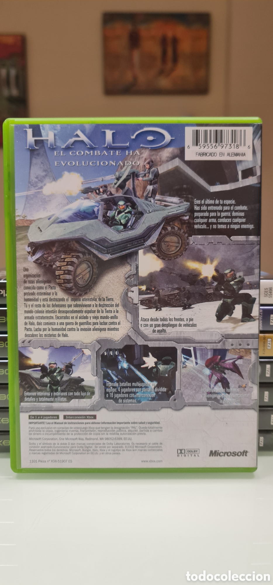 Videojuegos y consolas: Halo: Combat Evolved Xbox PAL Espa&ntilde;a - Foto 3