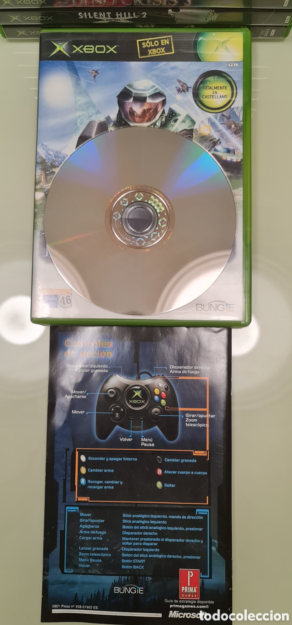 Videojuegos y consolas: Halo: Combat Evolved Xbox PAL Espa&ntilde;a - Foto 6