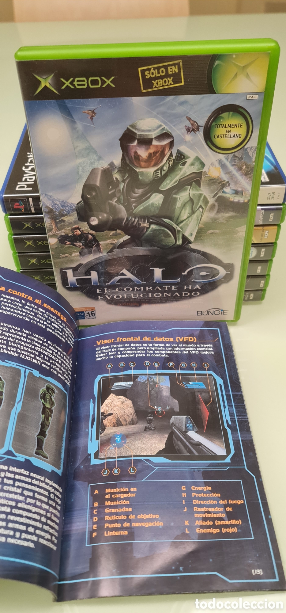 Videojuegos y consolas: Halo: Combat Evolved Xbox PAL Espa&ntilde;a - Foto 8