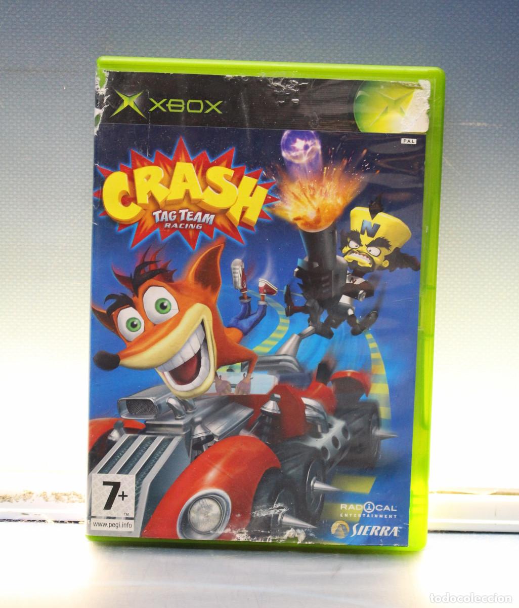 Videojuegos y consolas: Videojuego Xbox: Crash Tag Team Racing. 7+. Completo.