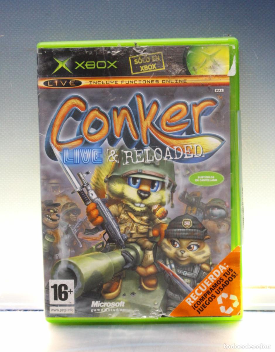 Videojuegos y consolas: Videojuego Xbox: Conker, Live & Reloaded. 16+. Completo.