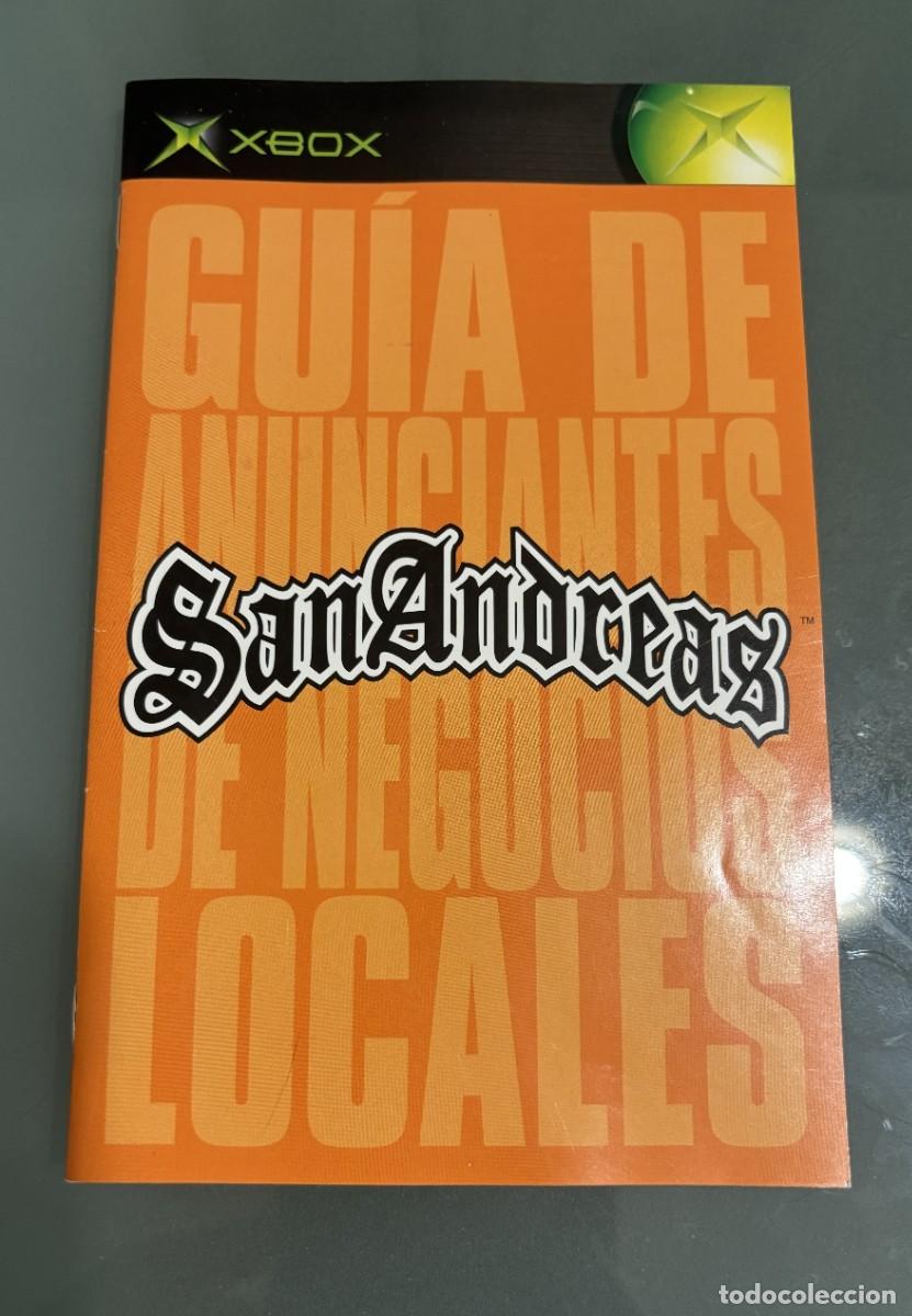 Videojuegos y consolas: Manual GTA San Andreas para Xbox