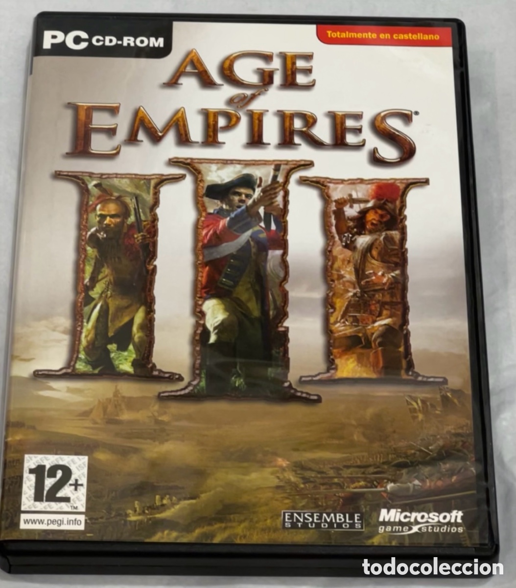 Videojuegos y consolas: Videojuego. Juego PC &ldquo;Age of Empires III&rdquo;. Microsoft. 2005.