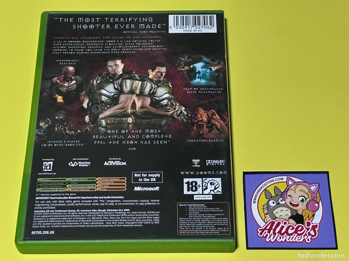 Videojuegos y consolas: Doom 3 Xbox Clasica Pal - Foto 4