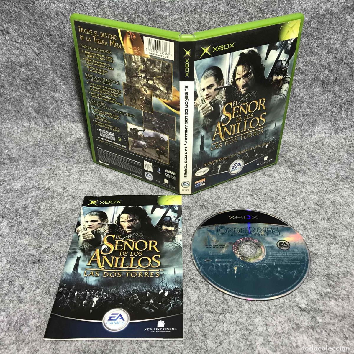 Videojuegos y consolas: EL SE&Ntilde;OR DE LOS ANILLOS LAS DOS TORRES MICROSOFT XBOX