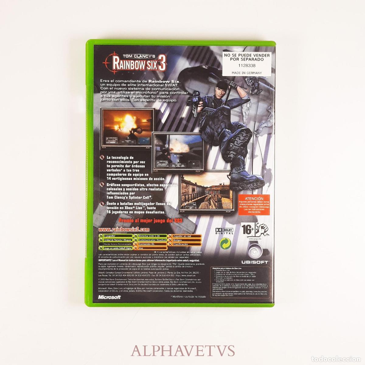 Videojuegos y consolas: RAINBOW SIX 3 PRECINTADO - Xbox, Microsoft - Foto 3