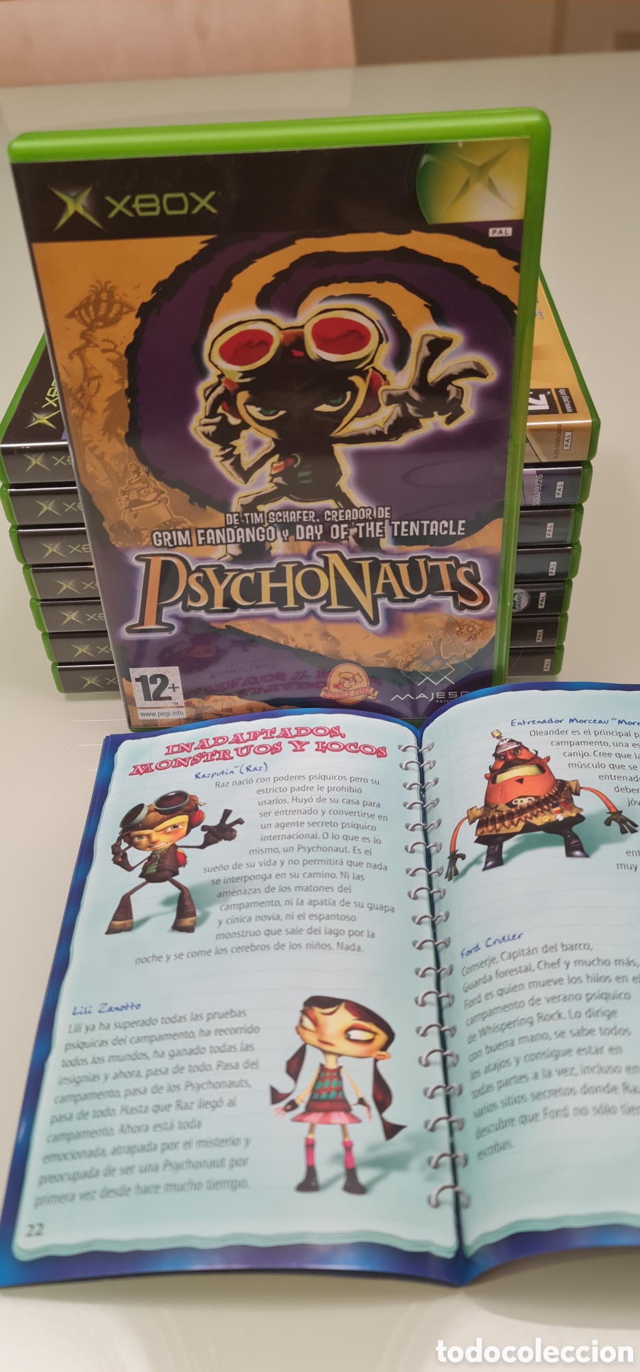 Videojuegos y consolas: Psychonauts Xbox Cl&aacute;sica PAL Espa&ntilde;a - Foto 10