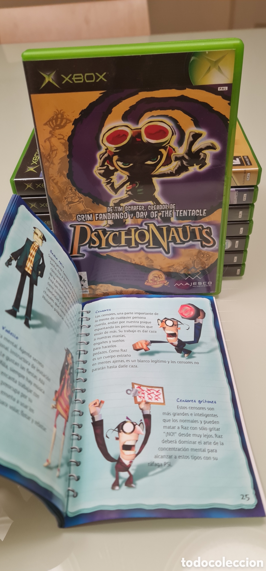 Videojuegos y consolas: Psychonauts Xbox Cl&aacute;sica PAL Espa&ntilde;a - Foto 11