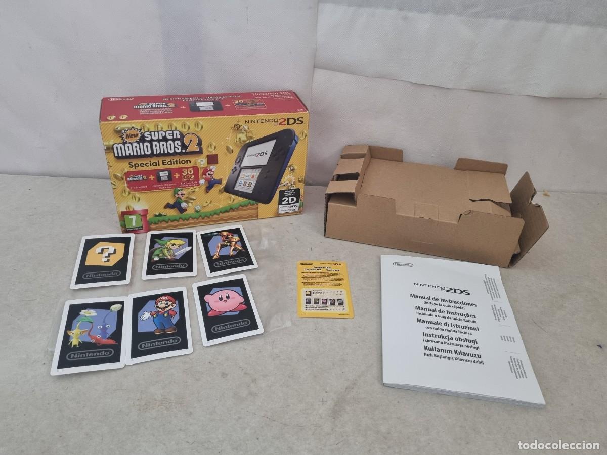 Videojuegos y consolas Nintendo 2DS de segunda mano: Caja Nintendo 2DS Edici&oacute;n especial S&uacute;per Mario Bros 2