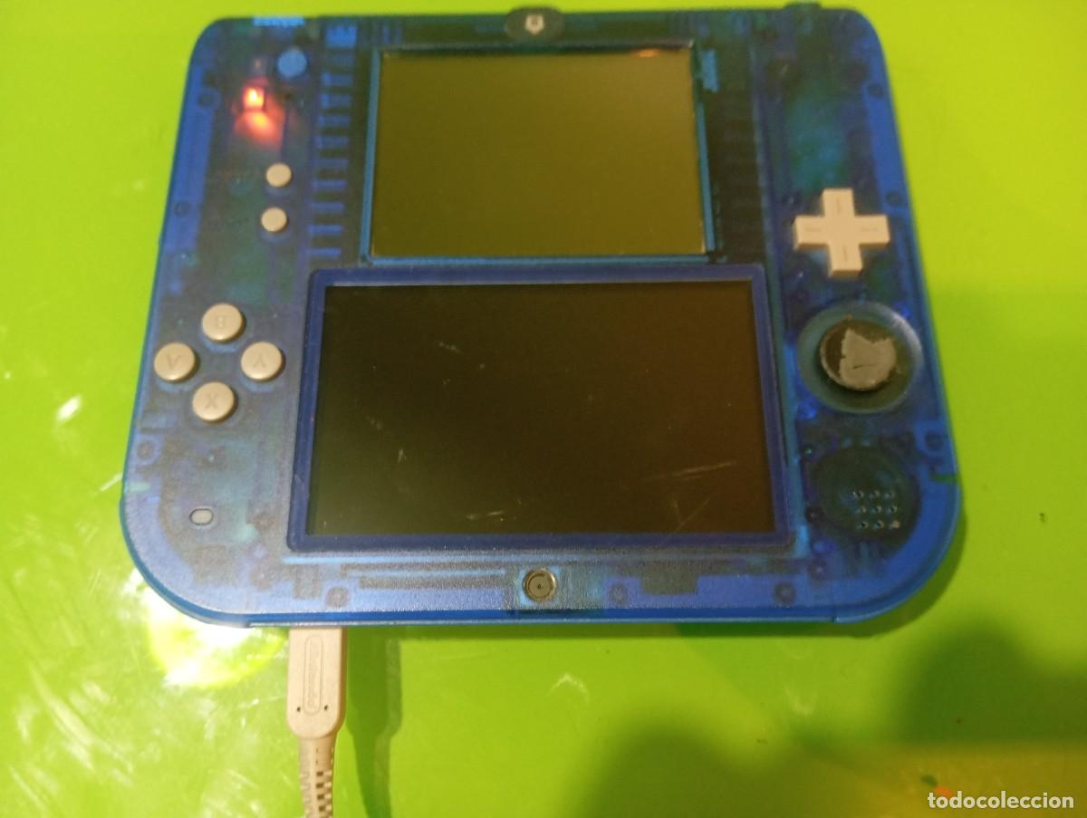 Video Games and Consoles Nintendo 2DS: Nintendo 2DS(leer descripci&oacute;n) AZUL TRANSPARENTE + Cargador Original,no enciende