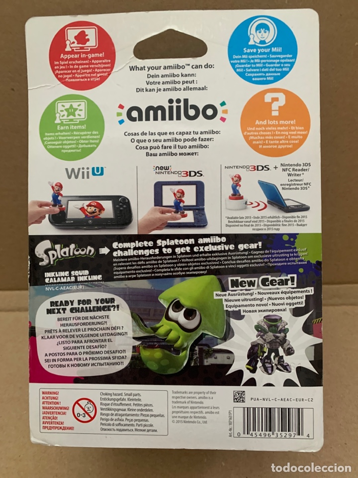 Videojuegos y consolas Nintendo Switch de segunda mano: Amiibo Calamar Splatoon - Foto 4