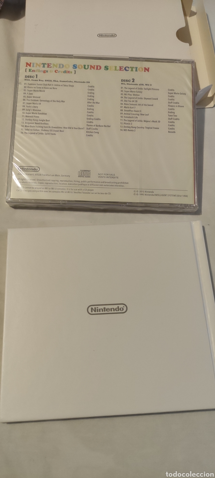 Videojuegos y consolas Nintendo Switch de segunda mano: Nintendo sound selection - CD y libro en su caja. Precintado - Foto 4