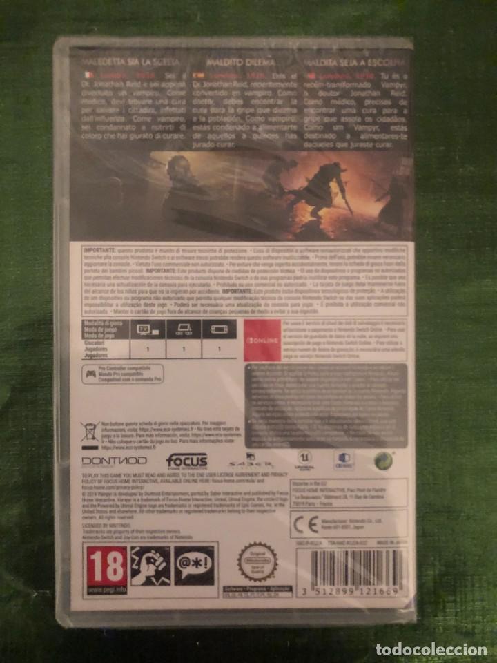 Videojuegos y consolas Nintendo Switch de segunda mano: Vampyr Switch PAL/ESPA&Ntilde;A PRECINTADO!!! - Foto 2