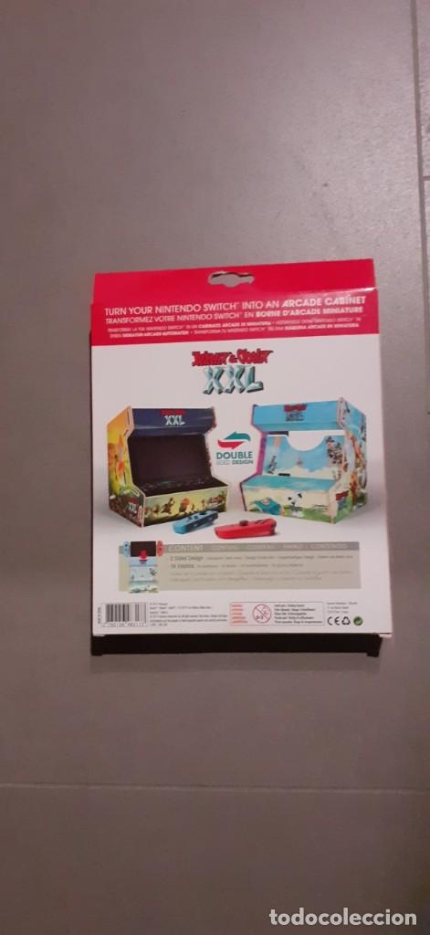 Videojuegos y consolas Nintendo Switch de segunda mano: Soporte madera - Meridien Arcade Mini Stand ASTERIX, Nintendo Switch - Foto 2