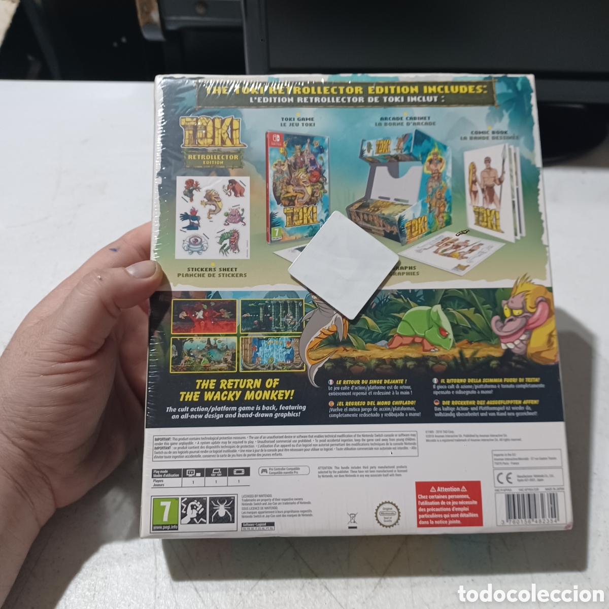 Videojuegos y consolas Nintendo Switch de segunda mano: TOKI RETROLLECTOR EDITION NINTENDO SWITCH - Foto 3