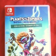 Videojuegos y Consolas Nintendo Switch de segunda mano: JUEGO NINTENDO SWITCH PLANTS VS. ZOMBIES (ED. COMPLETA) CON POSTER DE REGALO - BATTLE NEIGHBORVILLE. Lote 376263114