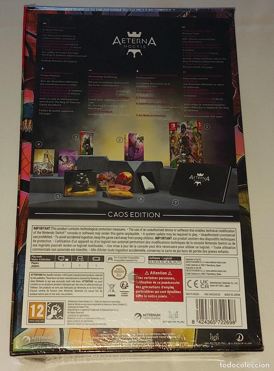 Videojuegos y consolas Nintendo Switch de segunda mano: AETERNA NOCTIS CAOS EDITION NINTENDO SWITCH PAL ESPA&Ntilde;A PRECINTADO - Foto 2