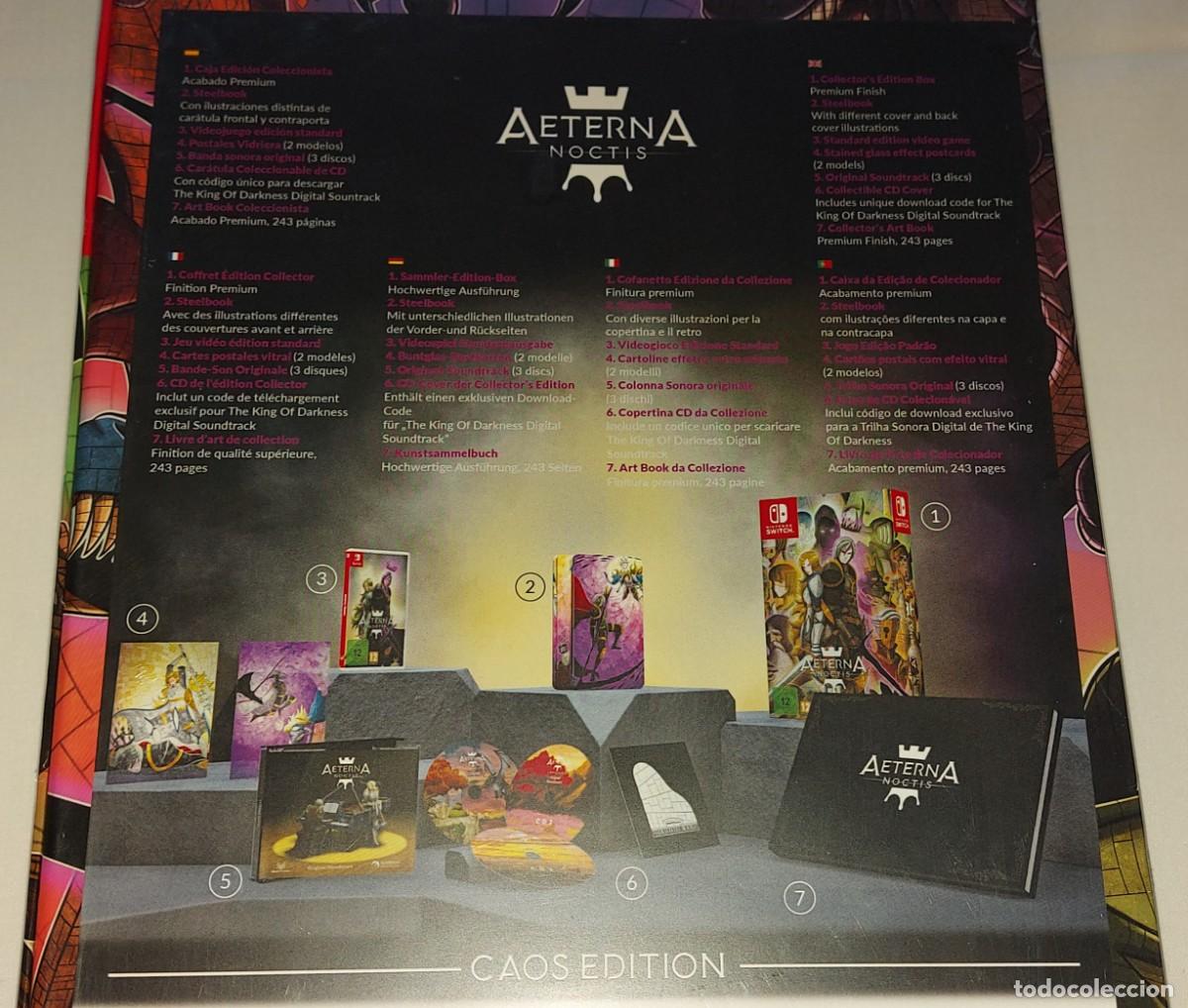 Videojuegos y consolas Nintendo Switch de segunda mano: AETERNA NOCTIS CAOS EDITION NINTENDO SWITCH PAL ESPA&Ntilde;A PRECINTADO - Foto 3