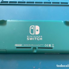 Videojuegos y Consolas Nintendo Switch de segunda mano: CARCASA TRASERA ORIGINAL NINTENDO SWITCH LITE TURQUESA DESMONTAJE