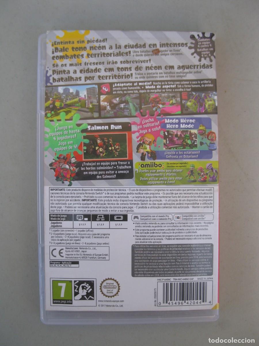 Videojuegos y consolas Nintendo Switch de segunda mano: SPLATOON 2 - JUEGO PARA NINTENDO SWITCH. - Foto 4