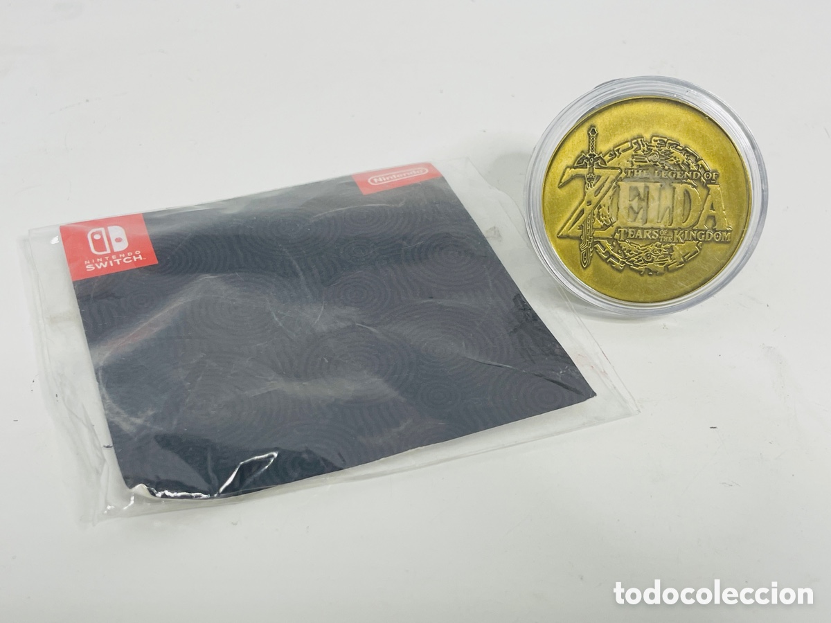 Videojuegos y consolas Nintendo Switch de segunda mano: Zelda moneda colecci&oacute;n - Foto 4