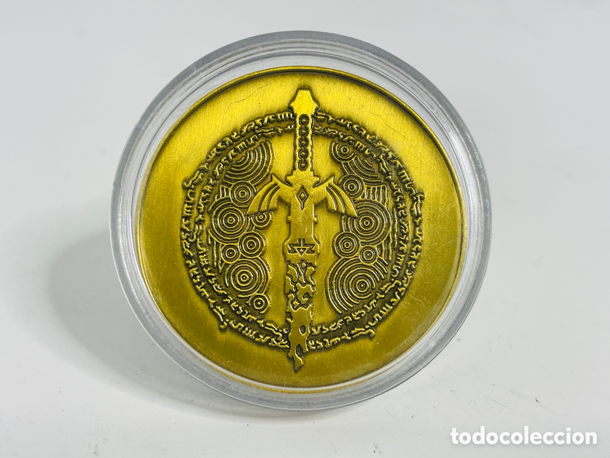 Videojuegos y consolas Nintendo Switch de segunda mano: Zelda moneda colecci&oacute;n - Foto 5