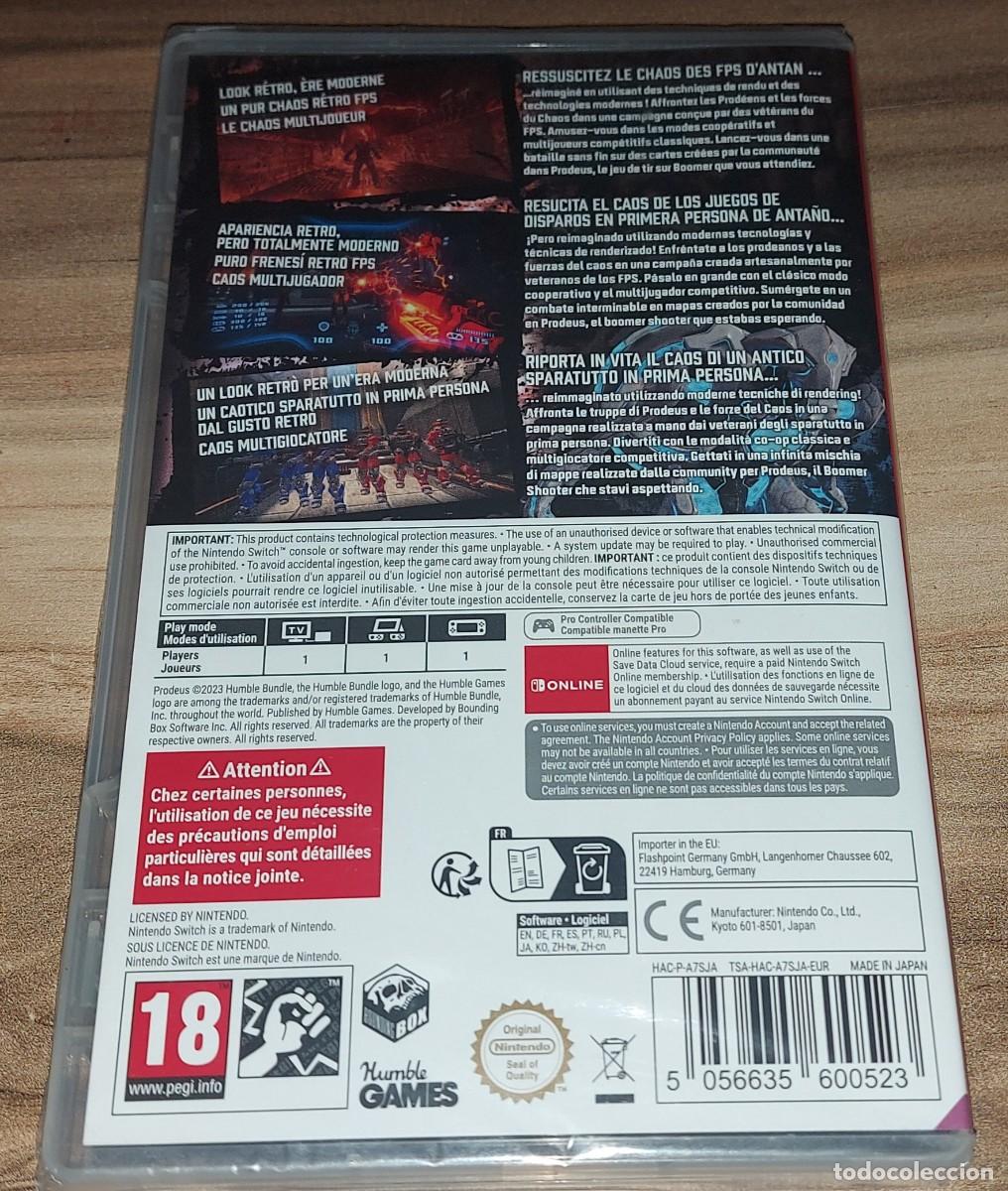 Videojuegos y consolas Nintendo Switch de segunda mano: PRODEUS NINTENDO SWITCH PAL ESPA&Ntilde;A PRECINTADO - Foto 2