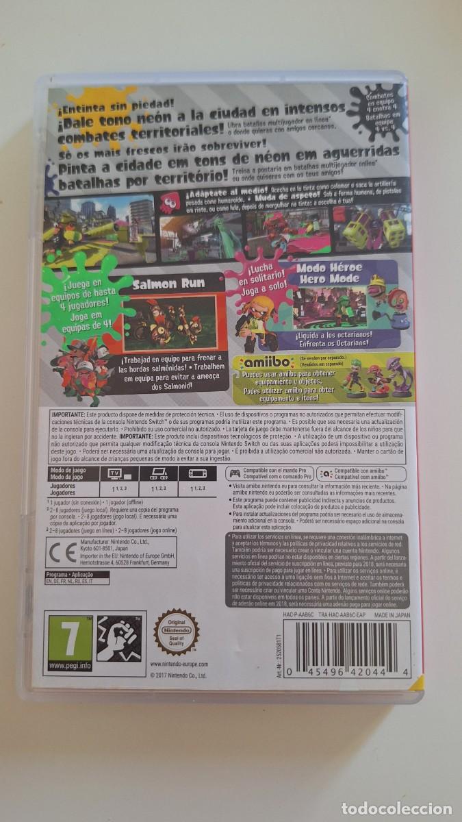 Videojuegos y consolas Nintendo Switch de segunda mano: SPLATOON 2 NINTENDO SWITCH - Foto 2