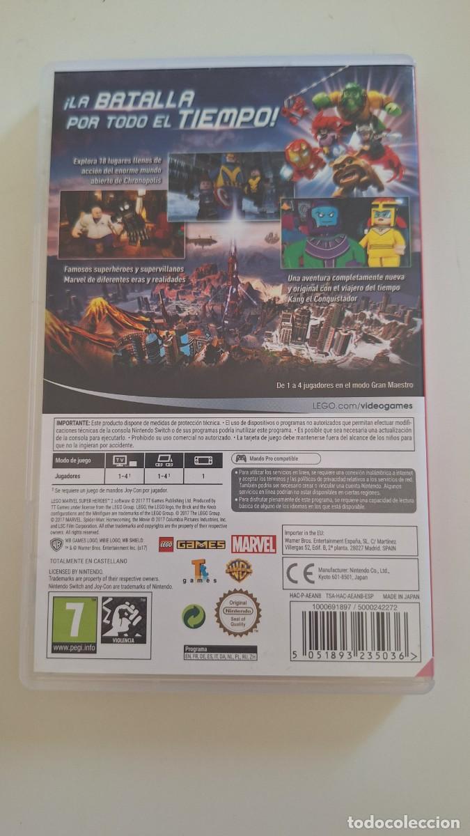 Videojuegos y consolas Nintendo Switch de segunda mano: LEGO SUPER HEROES 2 MARVEL NINTENDO SWITCH - Foto 2