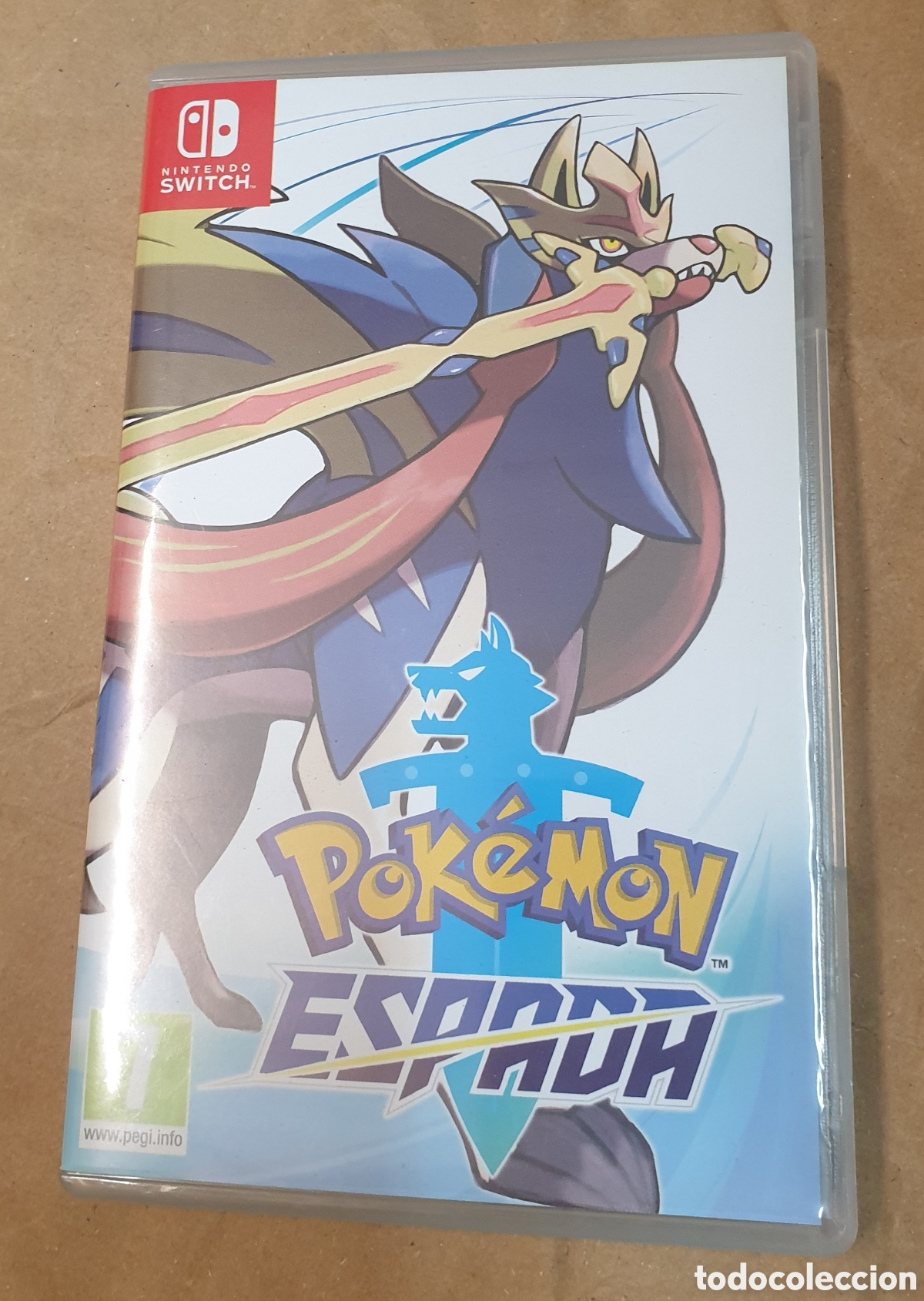 Videojuegos y consolas Nintendo Switch de segunda mano: Pokemon espada. SOLO CAJA - Foto 1
