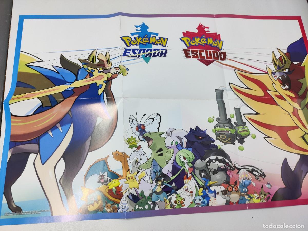 Videojuegos y consolas Nintendo Switch de segunda mano: POSTER POKEMON ESPADA POKEMON ESCUDO - Foto 1
