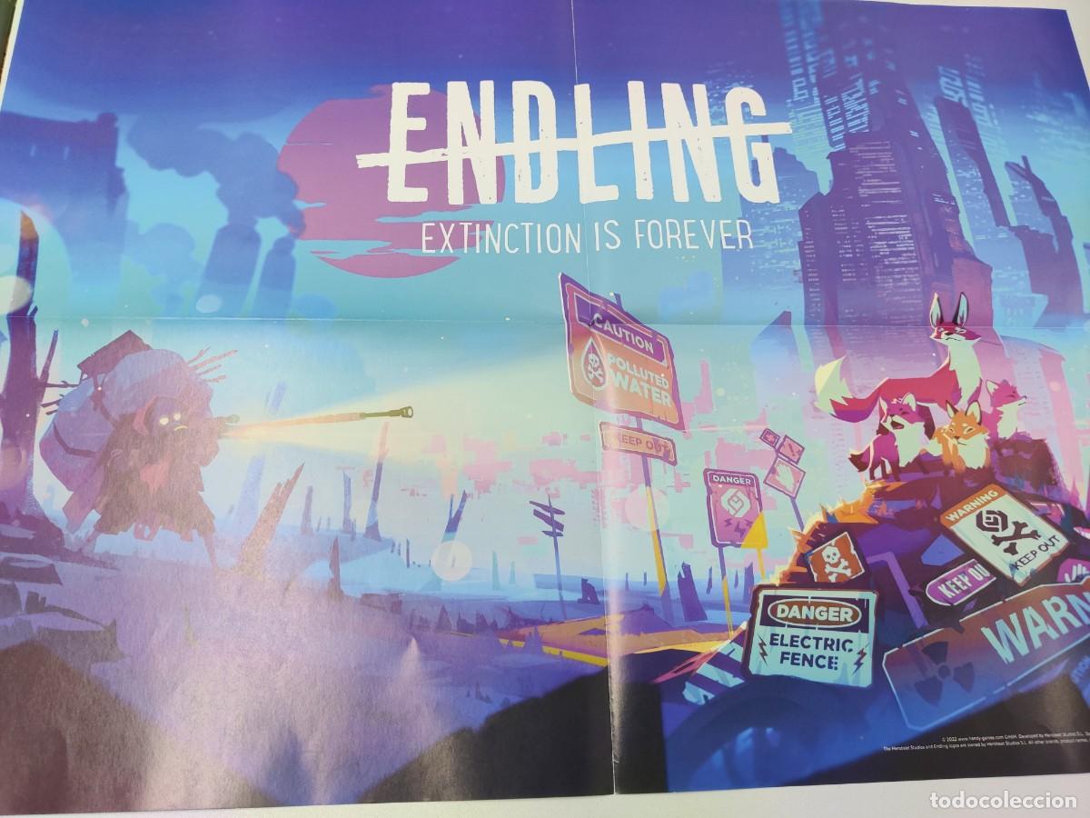 Videojuegos y consolas Nintendo Switch de segunda mano: POSTER ENDLING EXTINCION IS FOREVER - Foto 1