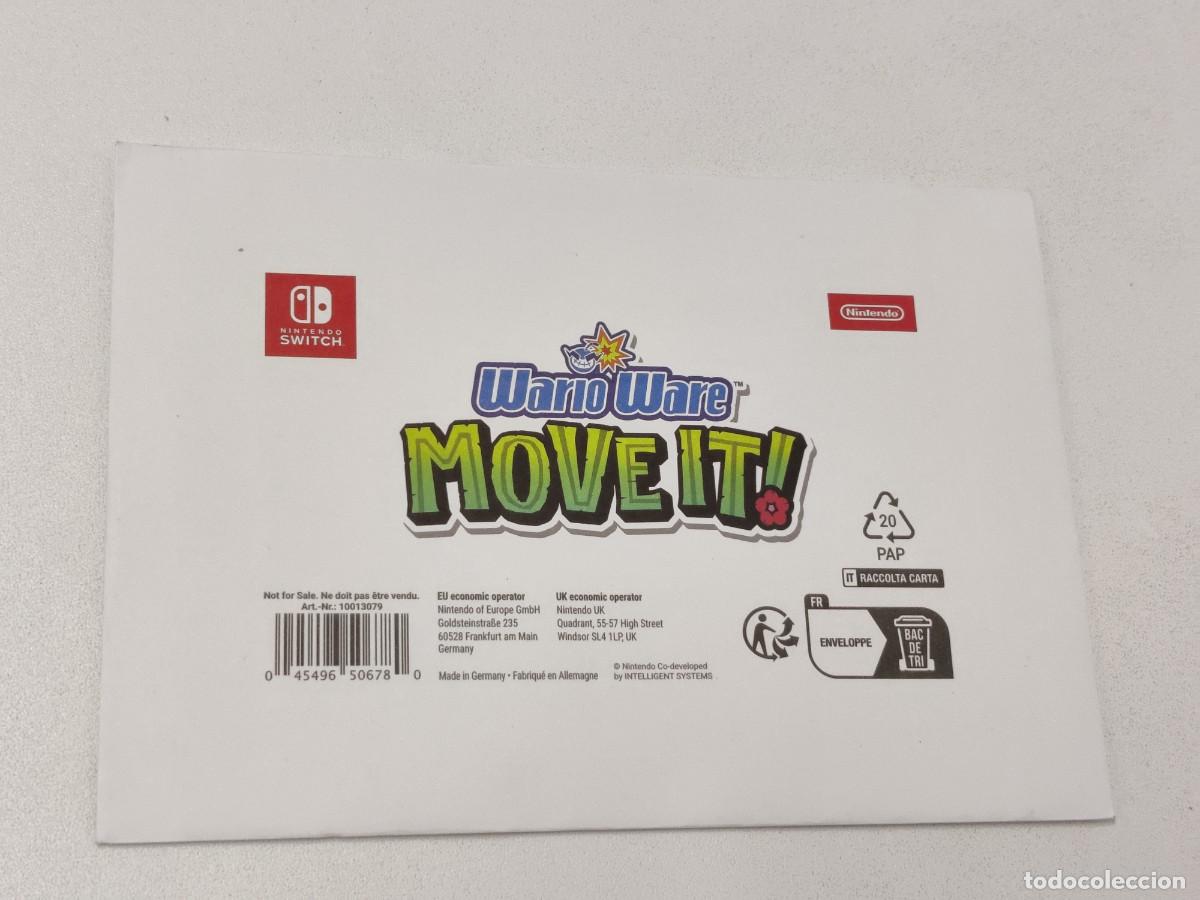 Videojuegos y consolas Nintendo Switch de segunda mano: Postales Wario Ware Move it! - Foto 1