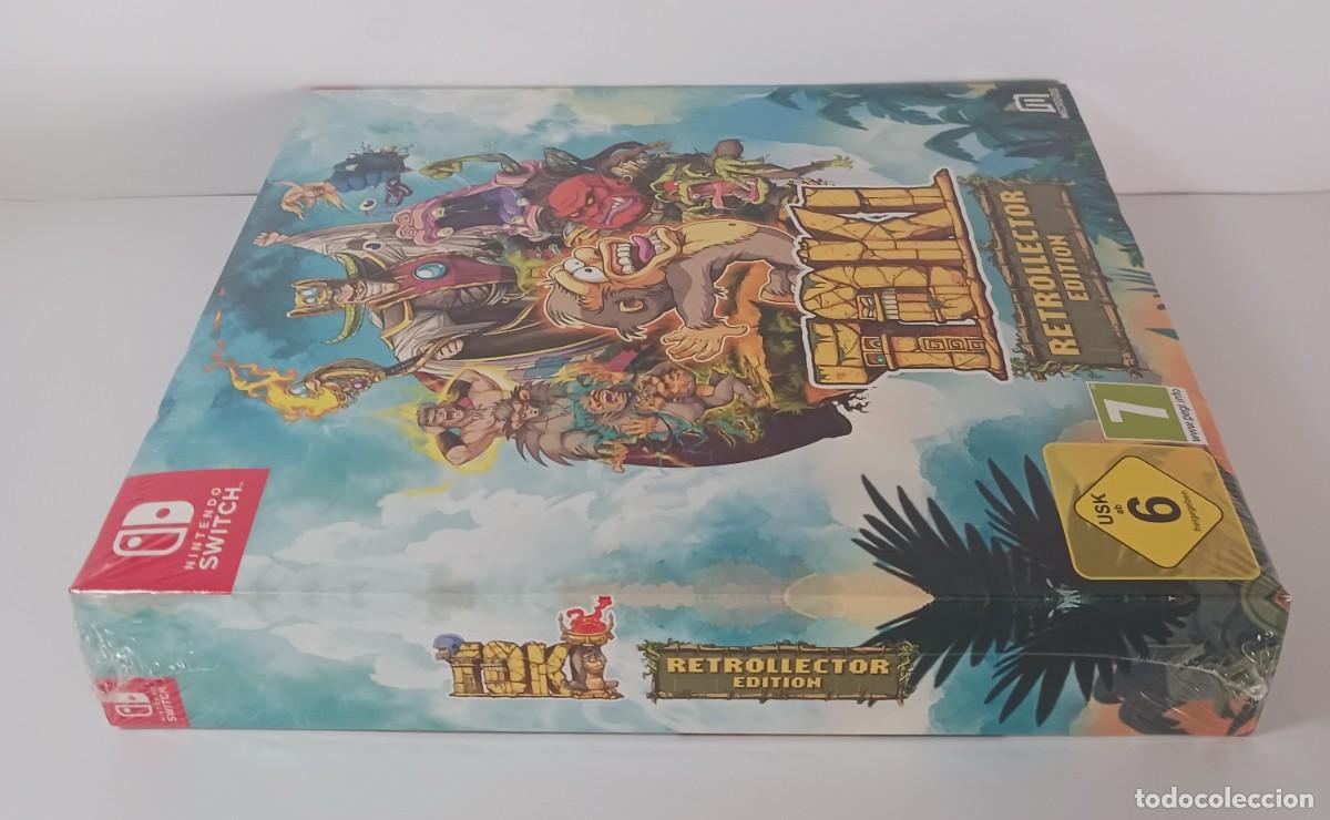 Videojuegos y consolas Nintendo Switch de segunda mano: TOKI SWITCH EDICI&Oacute;N RETROLLECTOR PRECINTADO - Foto 3