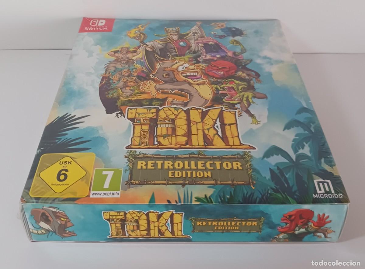 Videojuegos y consolas Nintendo Switch de segunda mano: TOKI SWITCH EDICI&Oacute;N RETROLLECTOR PRECINTADO - Foto 4