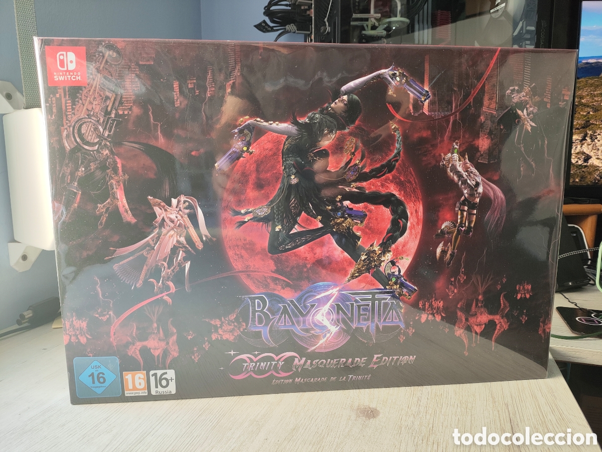 Videojuegos y consolas Nintendo Switch de segunda mano: Bayonetta 3 Masquerade Edition Switch - Foto 1