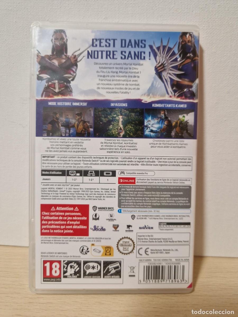Videojuegos y consolas Nintendo Switch de segunda mano: MORTAL KOMBAT 1 Standard Edition (NS) FR - Foto 2