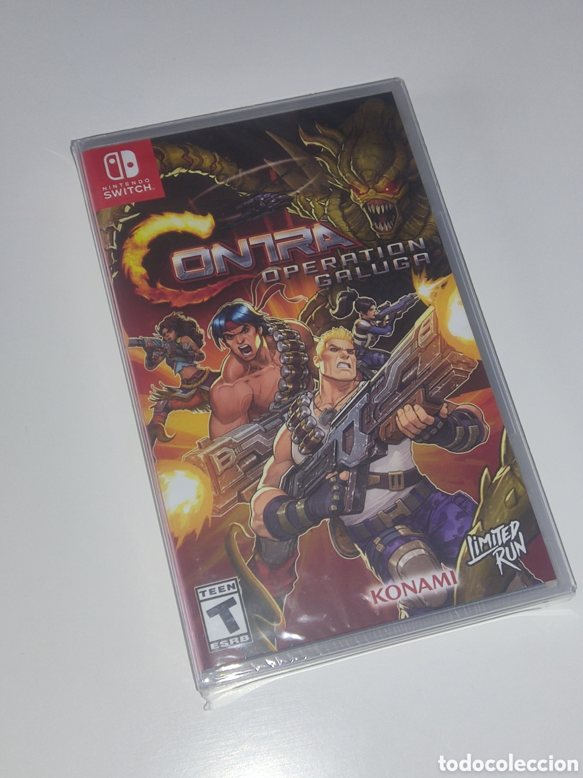 Videojuegos y consolas Nintendo Switch de segunda mano: Contra operation galuga switch f&iacute;sico lrg - Foto 5