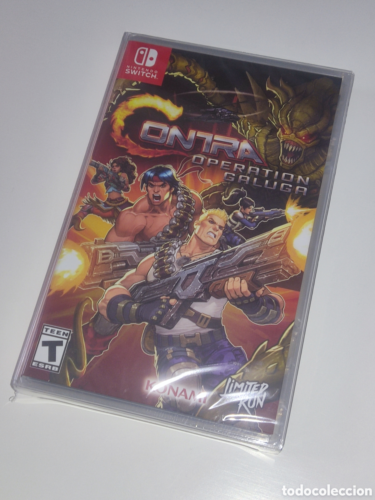 Videojuegos y consolas Nintendo Switch de segunda mano: Contra operation galuga switch f&iacute;sico lrg - Foto 6