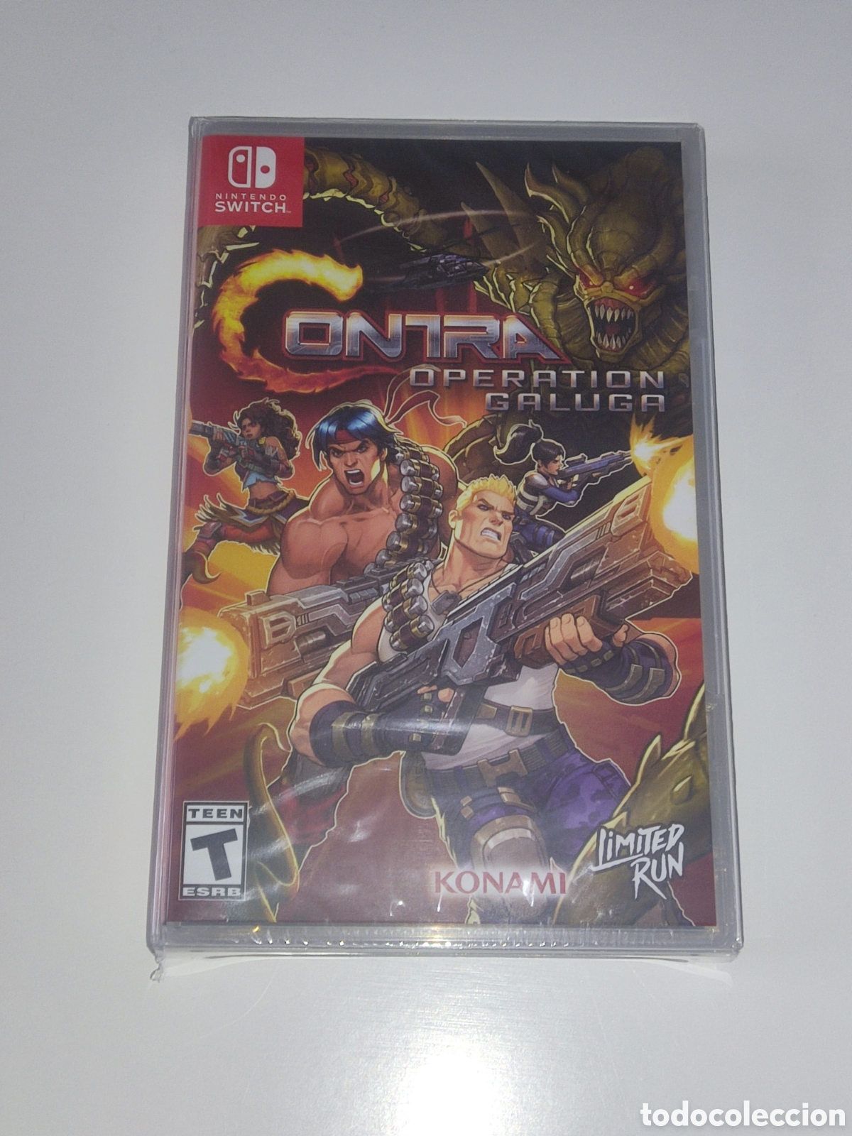 Videojuegos y consolas Nintendo Switch de segunda mano: Contra operation galuga switch f&iacute;sico lrg - Foto 1