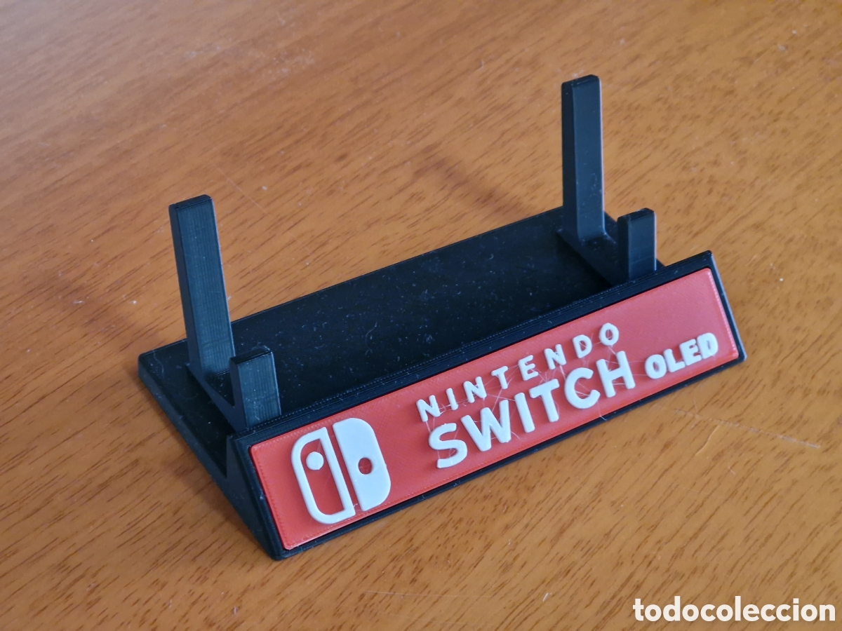 Videojuegos y consolas Nintendo Switch de segunda mano: Soporte expositor nintendo switch oled - Foto 1