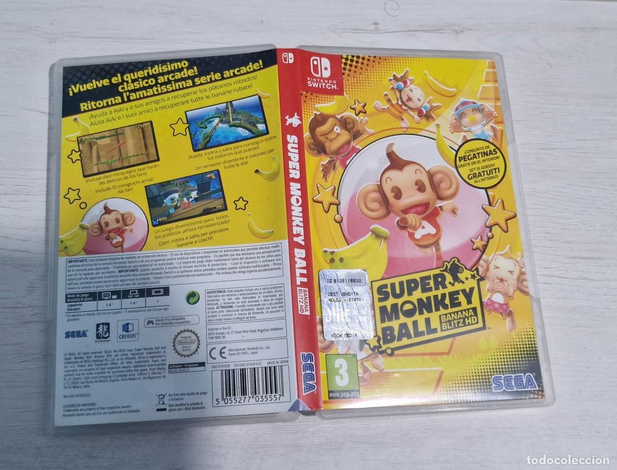 Videojuegos y consolas Nintendo Switch de segunda mano: Super Monkey Ball Banana Blitz HD Switch - Foto 3