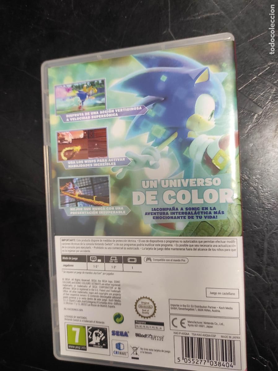 Videojuegos y consolas Nintendo Switch de segunda mano: Sonic Colours Ultimate - Nintendo Switch - PAL ESp - Foto 2