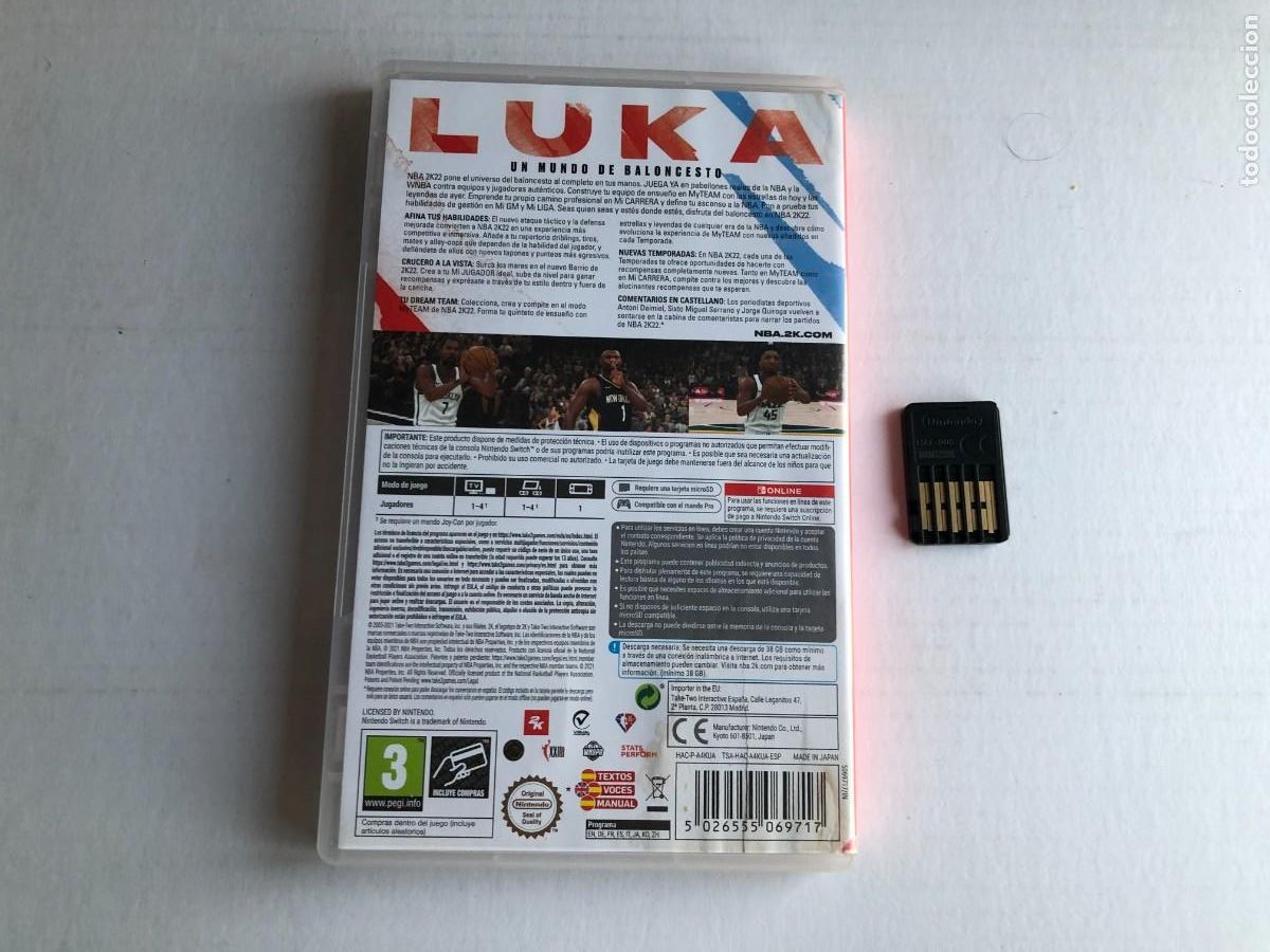 Videojuegos y consolas Nintendo Switch de segunda mano: NBA 2K22 - NINTENDO SWITCH KREATEN - Foto 2