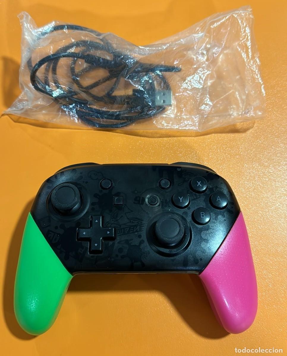 Videojuegos y consolas Nintendo Switch de segunda mano: Mando Nintendo Switch Pro-Controller Splatoon 2 - Foto 1
