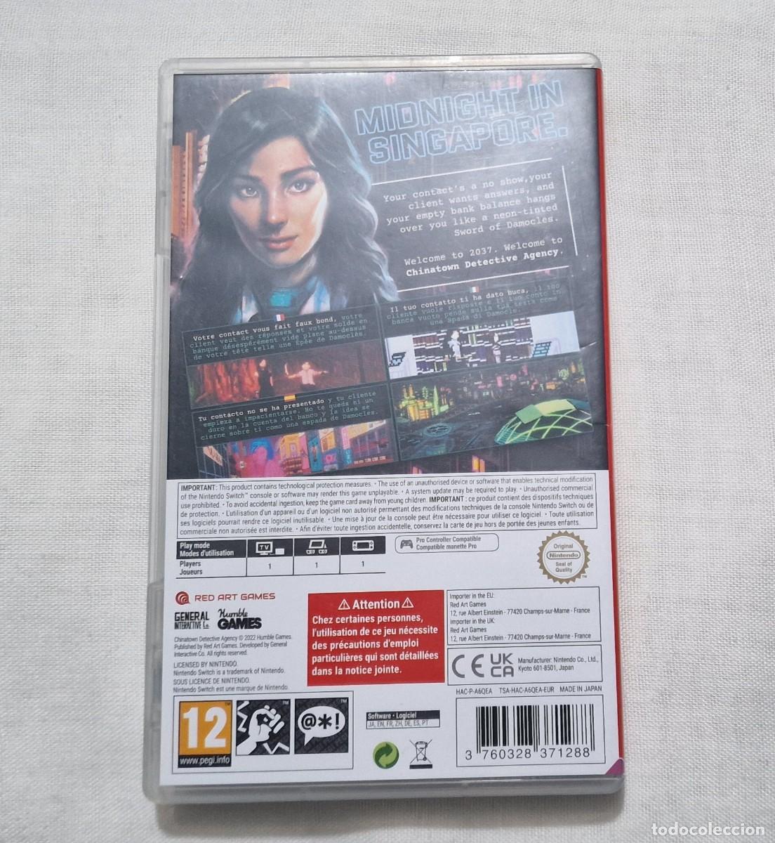 Videojuegos y consolas Nintendo Switch de segunda mano: Chinatown Detective Agency Switch - Foto 2