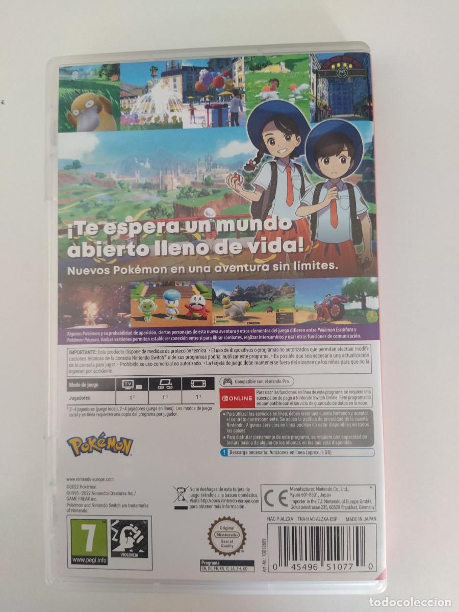 Videojuegos y consolas Nintendo Switch de segunda mano: POKEMON ESCARLATA NINTENDO SWITCH , ORIGINAL Y COMO NUEVO - Foto 2